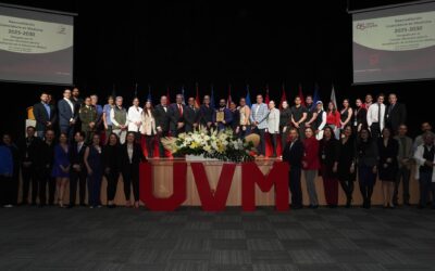 Ceremonia de entrega de placa de acreditación al Programa de Licenciatura en Medicina de la Universidad del Valle de México (UVM), Campus Zapopan.